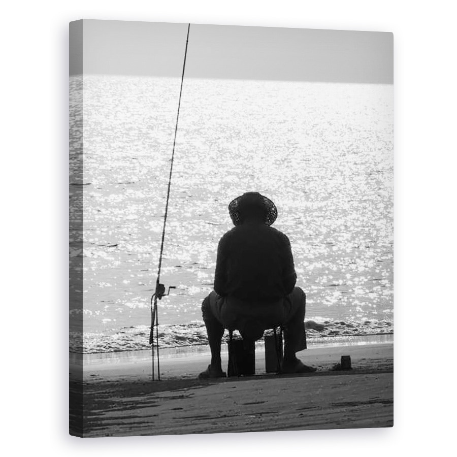 Tablou canvas - Peter McClure - PESCUITUL SANYA PLAJA... CHINA, 2008, 60 x 75 cm