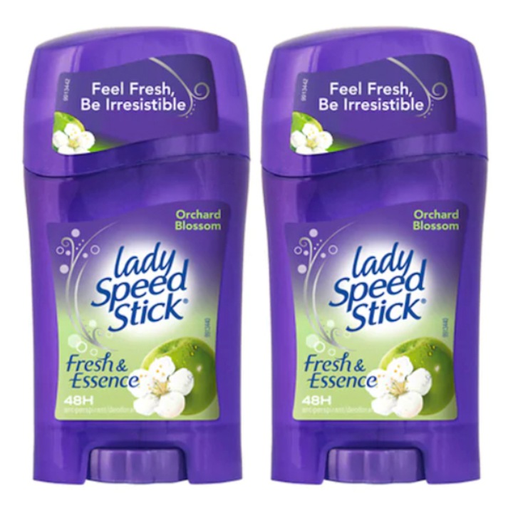 Pachet: 2 x Deodorant solid Lady Speed Stick Orchard Blossom, 45 g