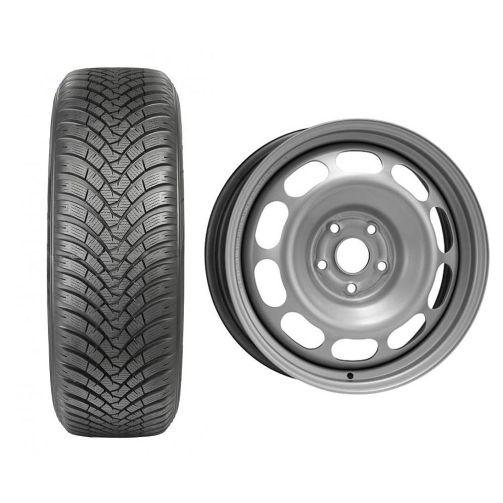Roata completa Toyota RAV 4 (2013) janta otel ALCAR 9987 6.5x17 + anvelopa Iarna Falken HS01-SUV 225/65R17 106H XL + Senzor presiune ALCAR
