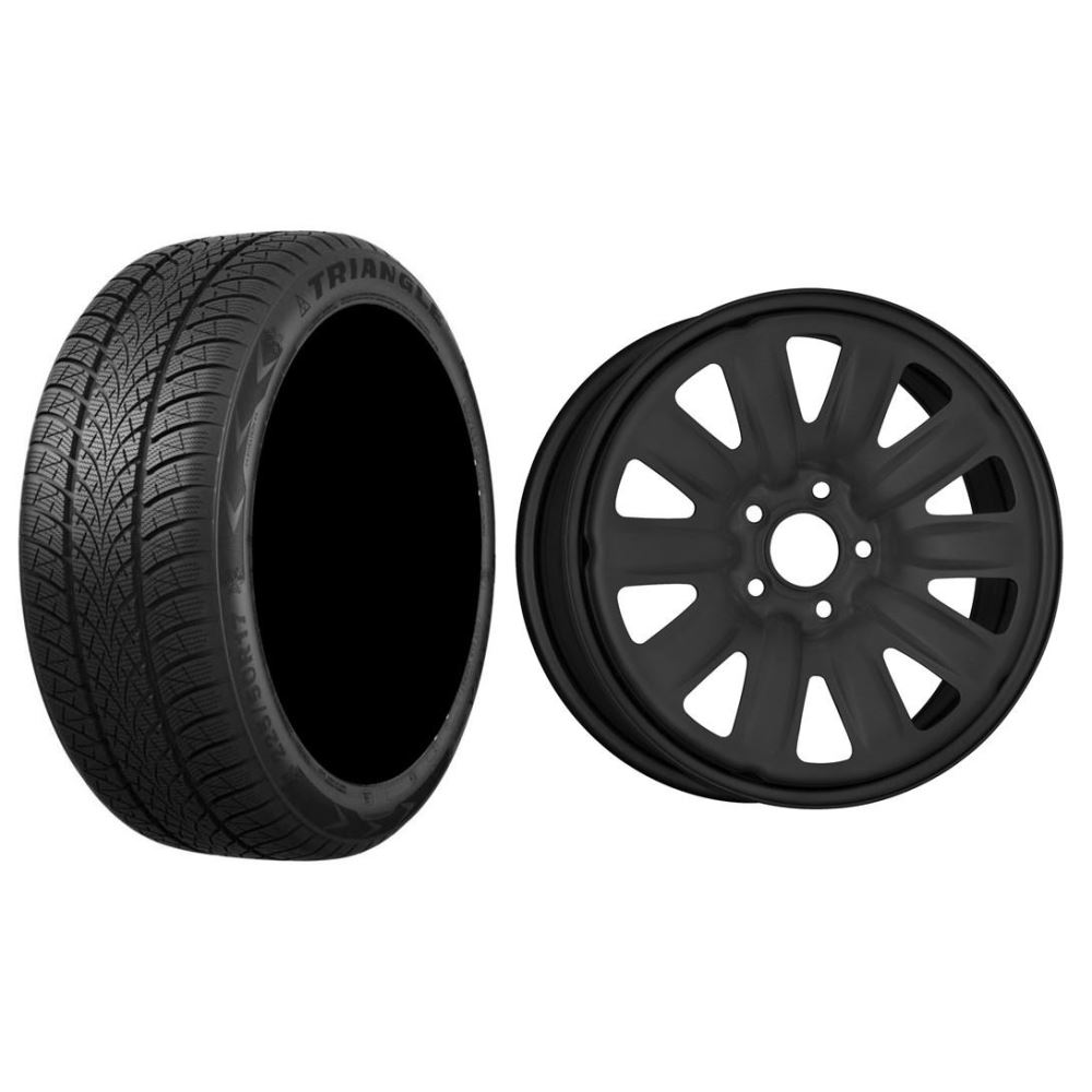 Roata completa Toyota RAV 4 (2019) janta otel ALCAR 9997 7x17 + anvelopa Iarna Triangle TW401 225/65R17 106H + Senzor presiune ALCAR