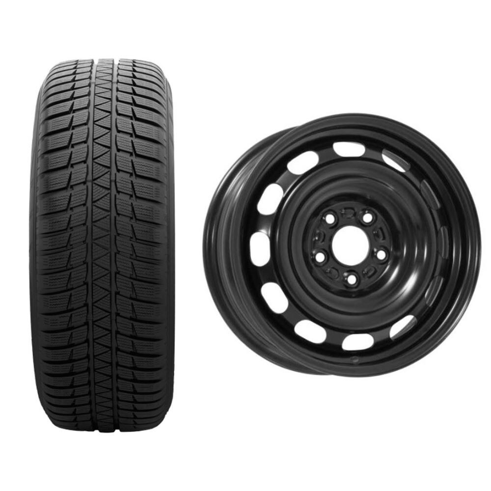 Roata completa Mazda 3 (2019) janta otel ALCAR 7063 6.5x16 + anvelopa Iarna Sumitomo WT200 205/60R16 96H + Senzor presiune ALCAR