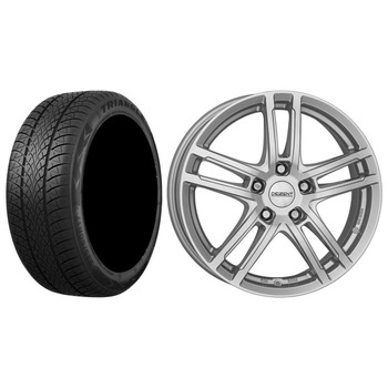 Roata completa Mazda 3 janta aliaj Dezent TZ 7x17 + anvelopa iarna Triangle TW401 205/55R17 95V + Senzor presiune ALCAR Roata completa Mazda 3 janta aliaj Dezent TZ 7x17 + anvelopa iarna Triangle TW401 205/55R17 95V + Senzor presiune ALCAR