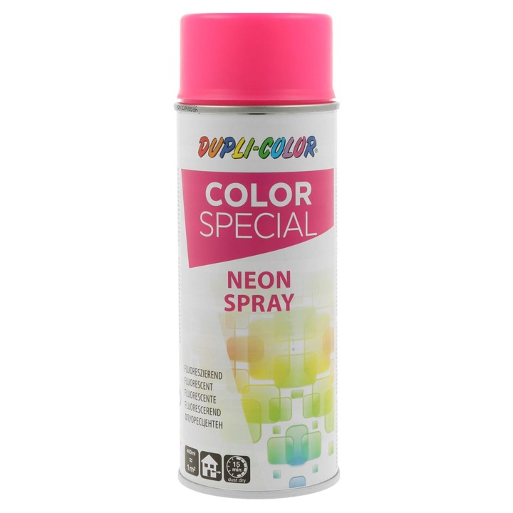 DupliColor - Spray vopsea fluorescenta, neon roz cod 651502, 400ml [303001]