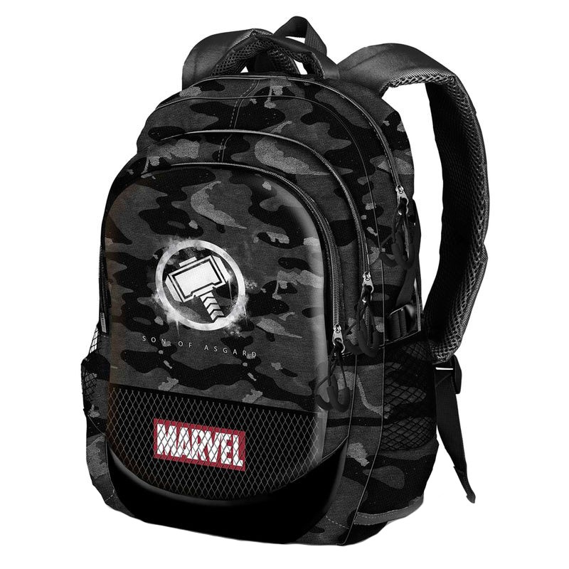 Ghiozdan Marvel Thor Hammer , 44x30x17cm , 8445118011555, Negru