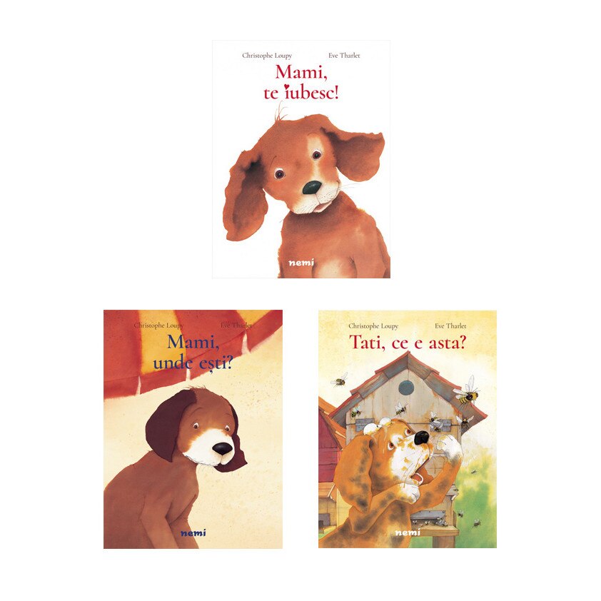 Pachet Povesti cu catelusi 3 vol. - Christophe Loupy , Eve Tharlet