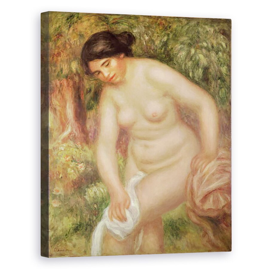Tablou canvas - Peter McClure - Forme albastre si mov, 40 x 50 cm