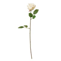 floare artificiala ornamentala fir lung de trandafir aspect natural 50 cm alb imagen 27_0_
0
