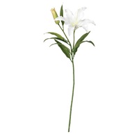 floare artificiala ornamentala fir de crin alb aspect natural lung 83 cm imagen 55_0_
0