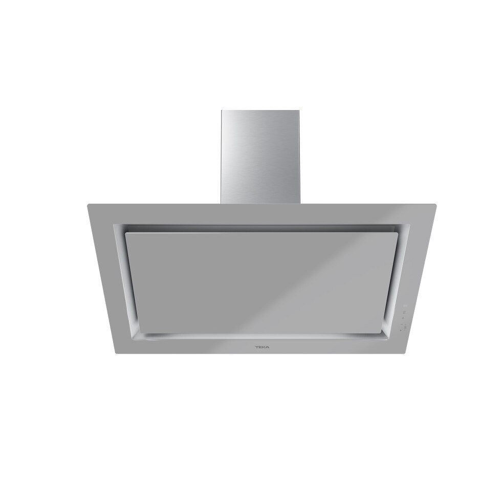 Hota semineu Teka DLV 98660 TOS SM, 90 cm, A+, Cristal Steam Grey