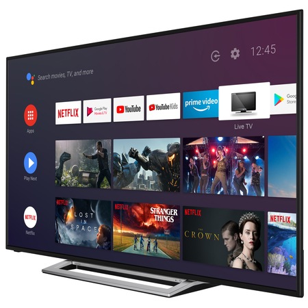 Televizor Toshiba 65UA3A63DG, 164 cm, Smart Android, 4K Ultra HD, LED, Clasa A+