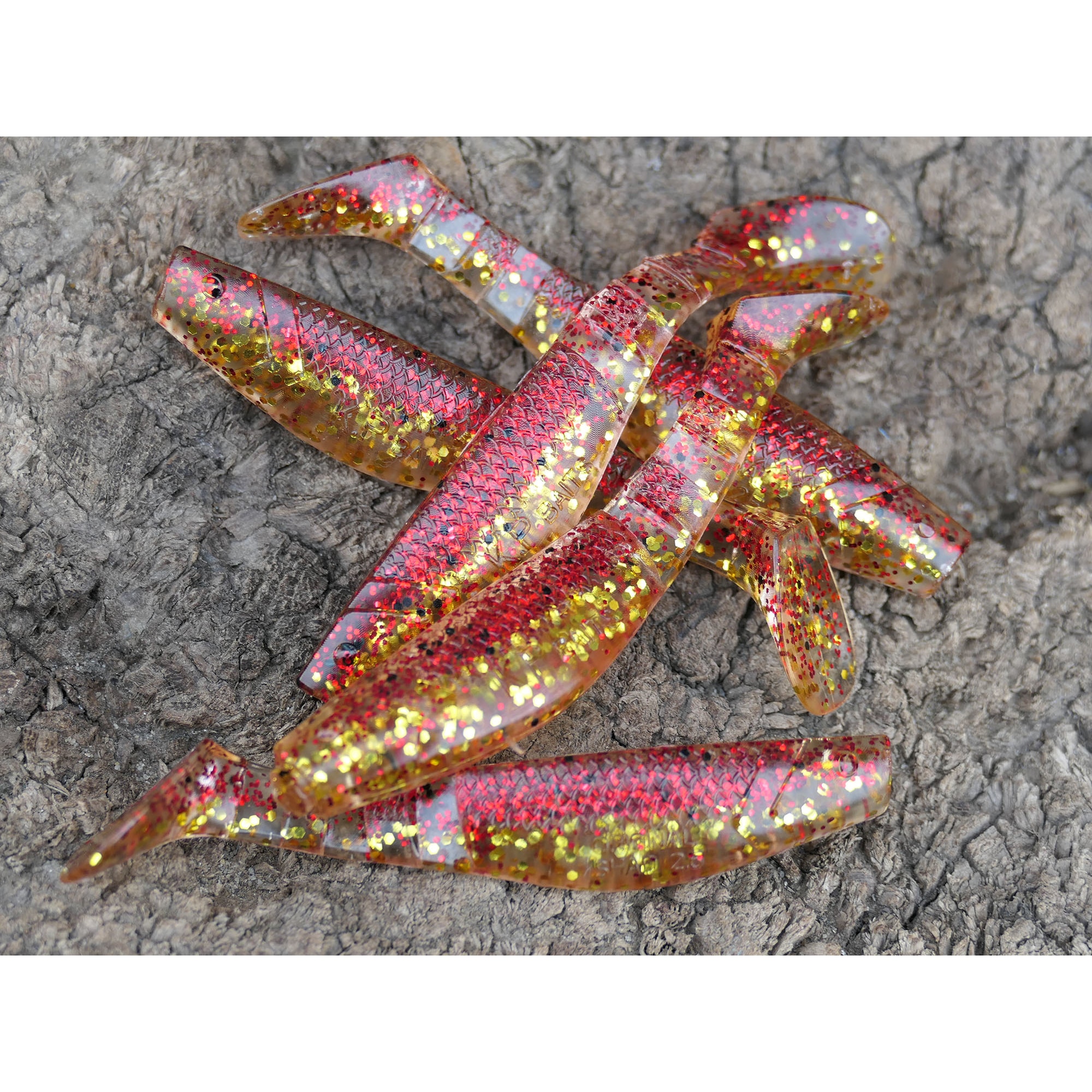 K.P Baits Original Shad 2 " Leurres Souples 5 CM 5 Pièce