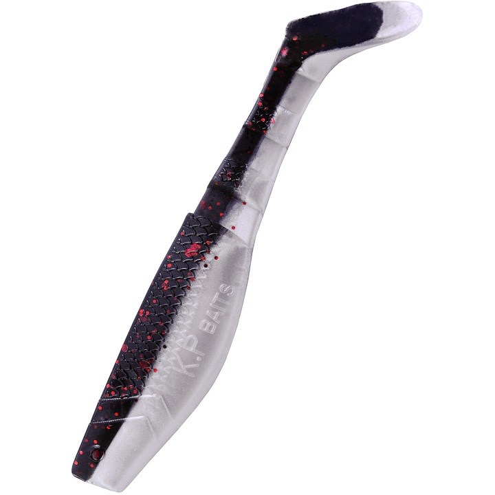 Set 5 buc Shad KP Original Shad 6.25cm, culoarea Halloween Shad, pentru biban, stiuca sau salau