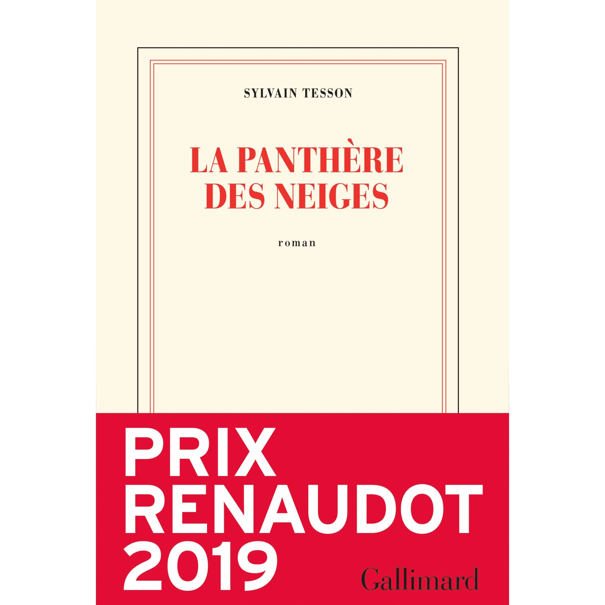 La panthere des neiges - Sylvain Tesson, editia 2020