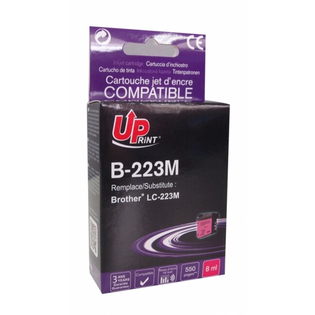 Cartus de cerneala UPRINT LC223 BROTHER, Magenta