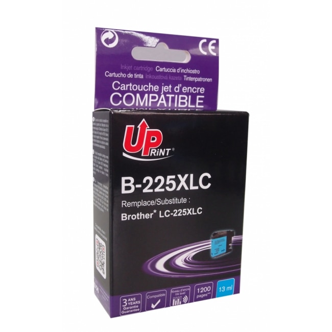 Cartus de cerneala UPRINT LC225XL BROTHER, Cyan