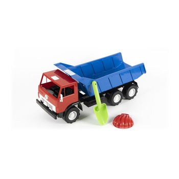 Masinuta utilitara Kamaz basculanta cu lopata si forma Masinuta utilitara Kamaz basculanta cu lopata si forma