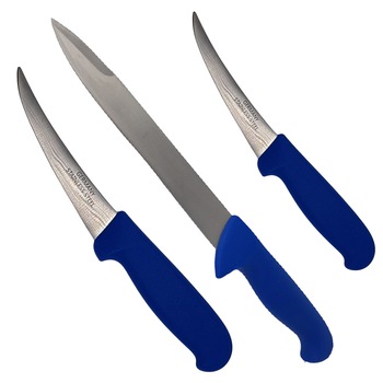 Set 3 cutite macelar pentru injunghiat si spintecat, Dalimag, 35 cm, 28 cm, 26 cm Set 3 cutite macelar pentru injunghiat si spintecat, Dalimag, 35 cm, 28 cm, 26 cm