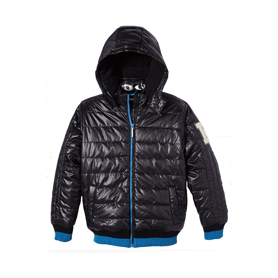 Geaca baieti Esprit, neagra, 134 cm, 9 ani