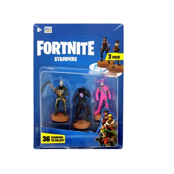 Set 3 x Figurine Fortnite Stampers, Skull Trooper, Raven & Rabbit Raider Set 3 x Figurine Fortnite Stampers, Skull Trooper, Raven & Rabbit Raider