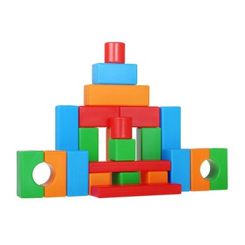 Cuburi de constructie Malipen din plastic, 23 de piese Cuburi de constructie Malipen din plastic, 23 de piese