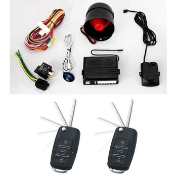 Alarma auto K119 cu 2 telecomenzi cu cheie tip briceag Alarma auto K119 cu 2 telecomenzi cu cheie tip briceag