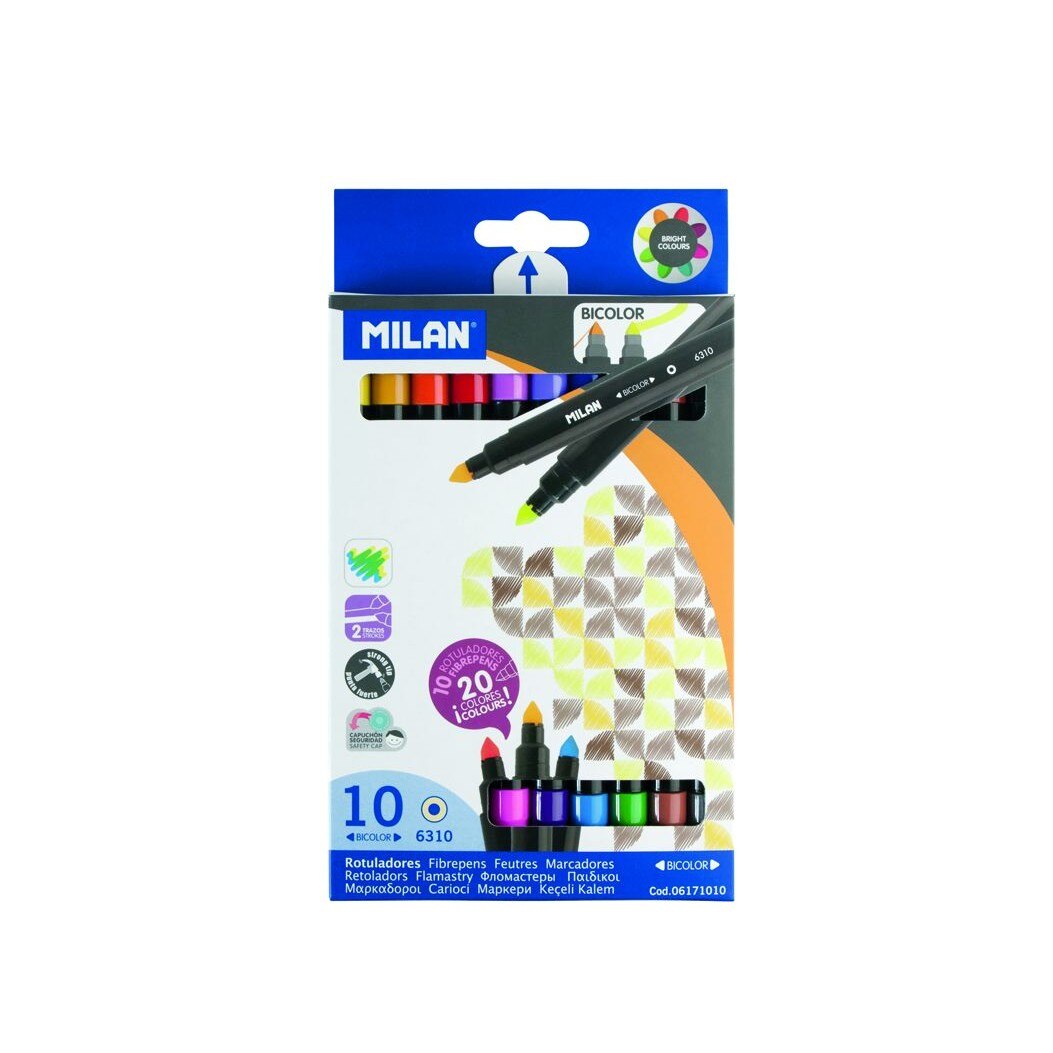 Carioca 10 culori bicolora MILAN