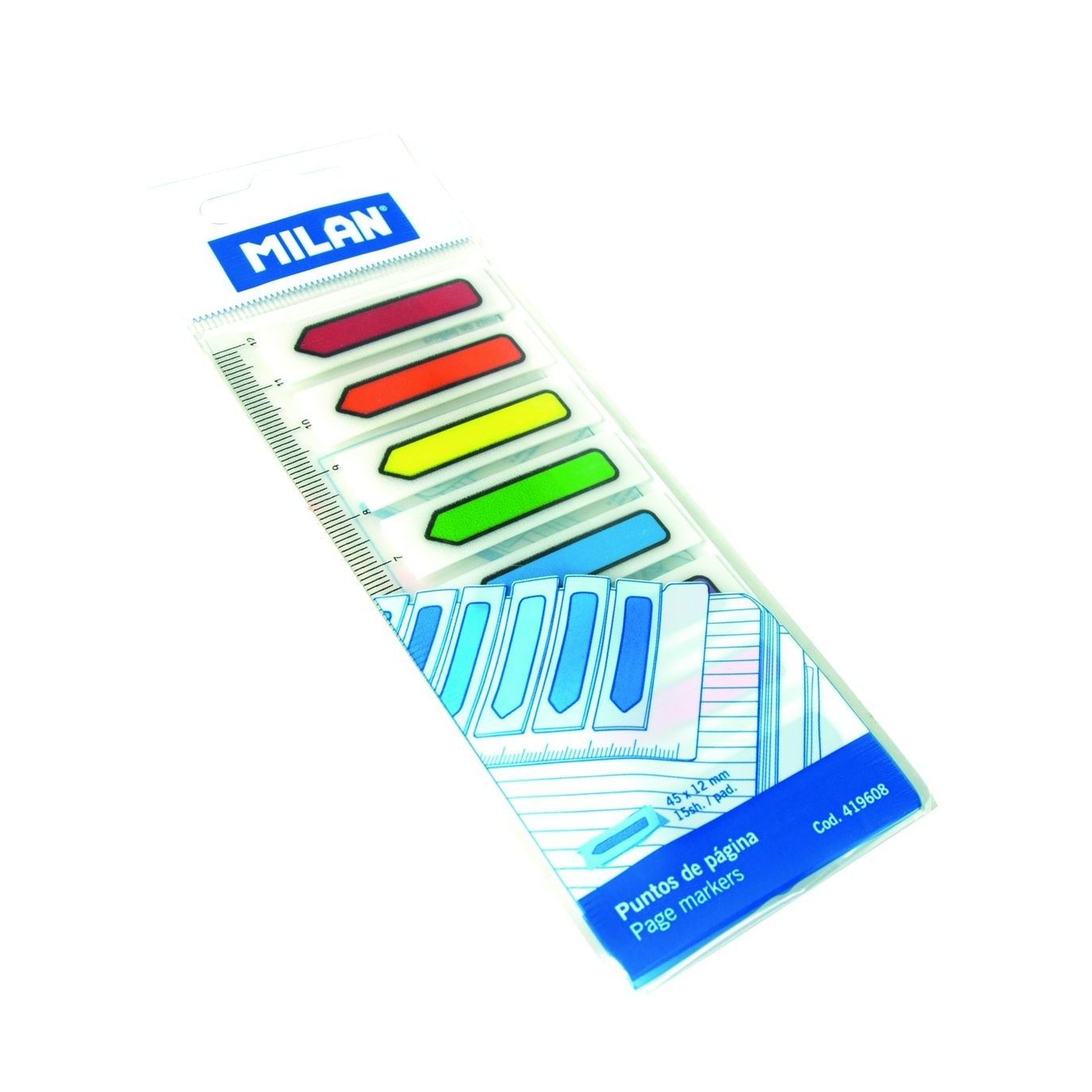 Bloc notes adeziv index 8x45x12 sageti MILAN