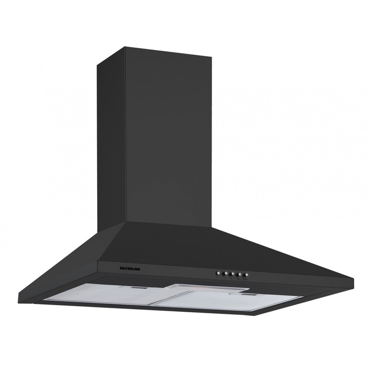 Hota decorativa SILVERLINE 2240, 60 cm, Negru