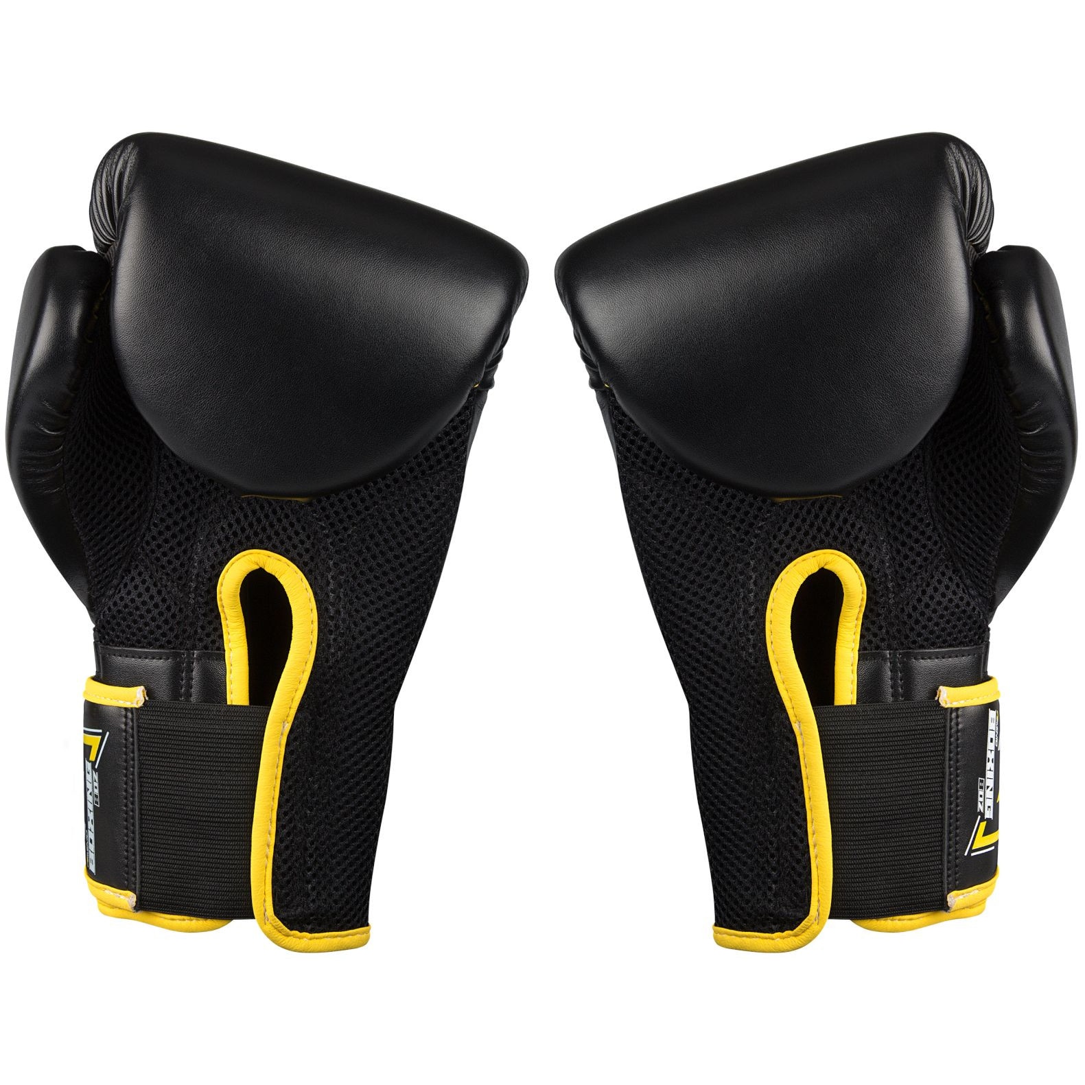 Manusi box PU, Avento 8 Oz, Negru/galben