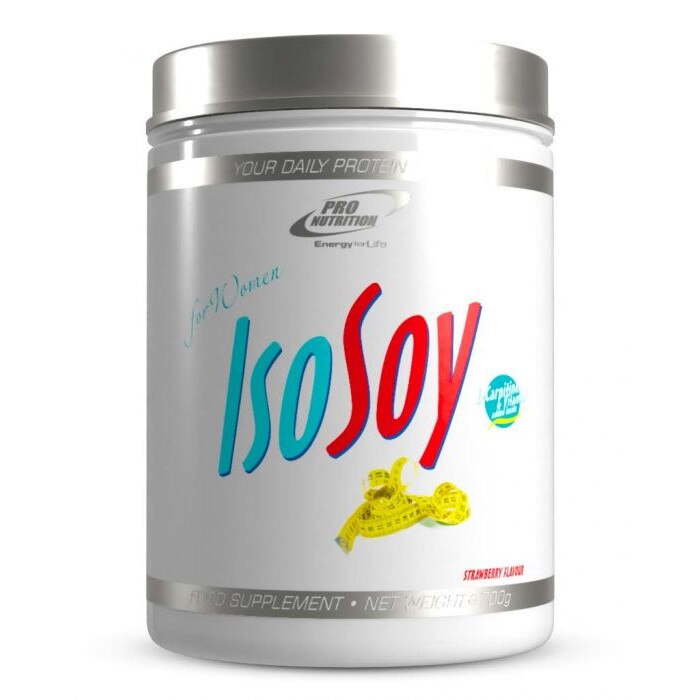 Shake proteic din soia, Iso Soy Woman, capsuni, 700 g