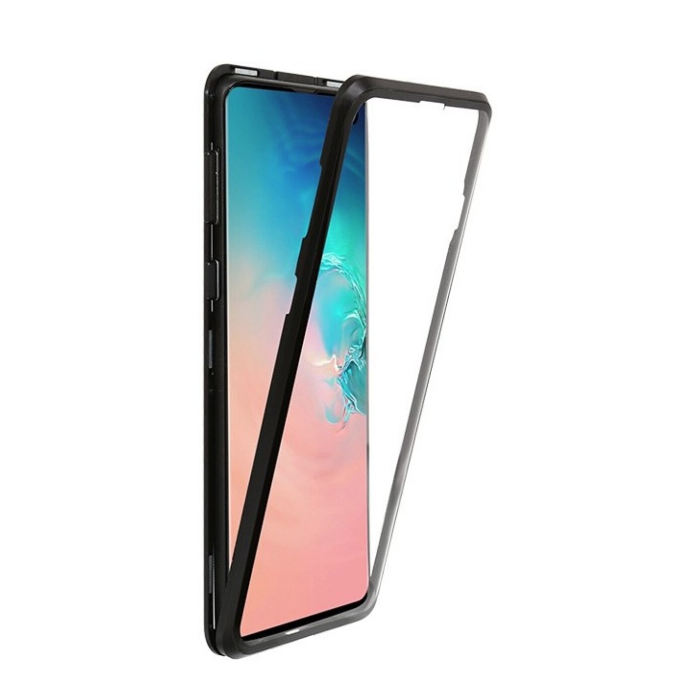 Husa 360 magnetica cu sticla fata + spate pentru Galaxy Note 10 Black