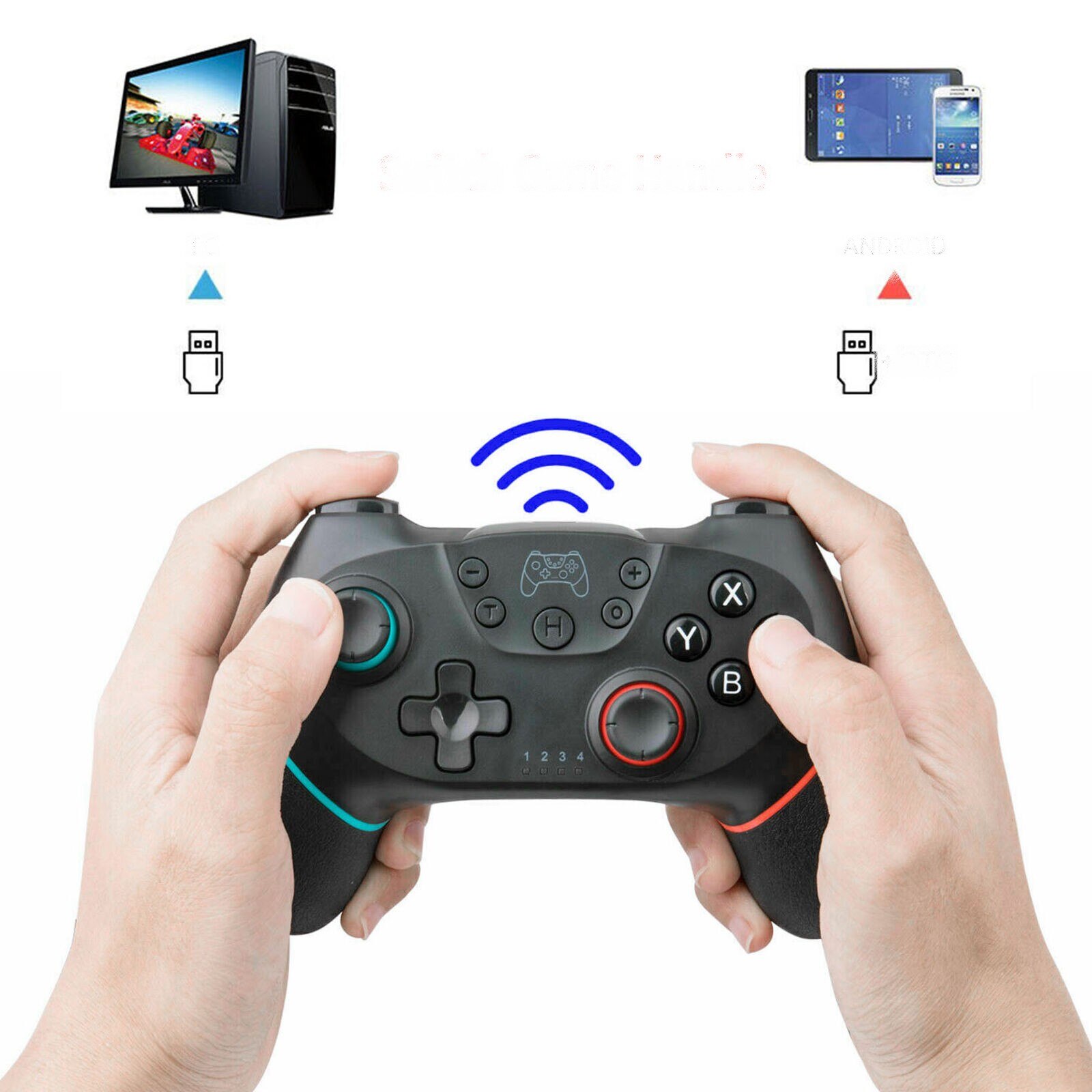 Gamepad Joystick Controller Bluetooth Wireless Nintendo Switch Cu ...