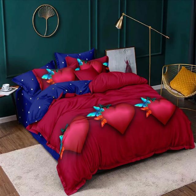 Lenjerie de pat, 1 persoana, finet satinat, Casa de Vis, Y60-09