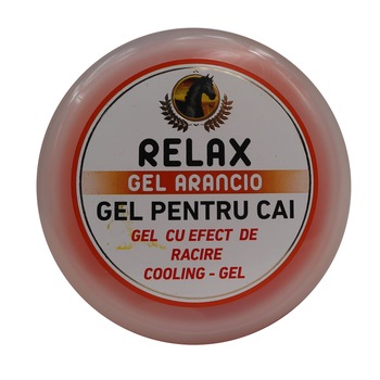 Gel arancio Relax gel pentru cai cu efect de racire 250 ml Gel arancio Relax gel pentru cai cu efect de racire 250 ml