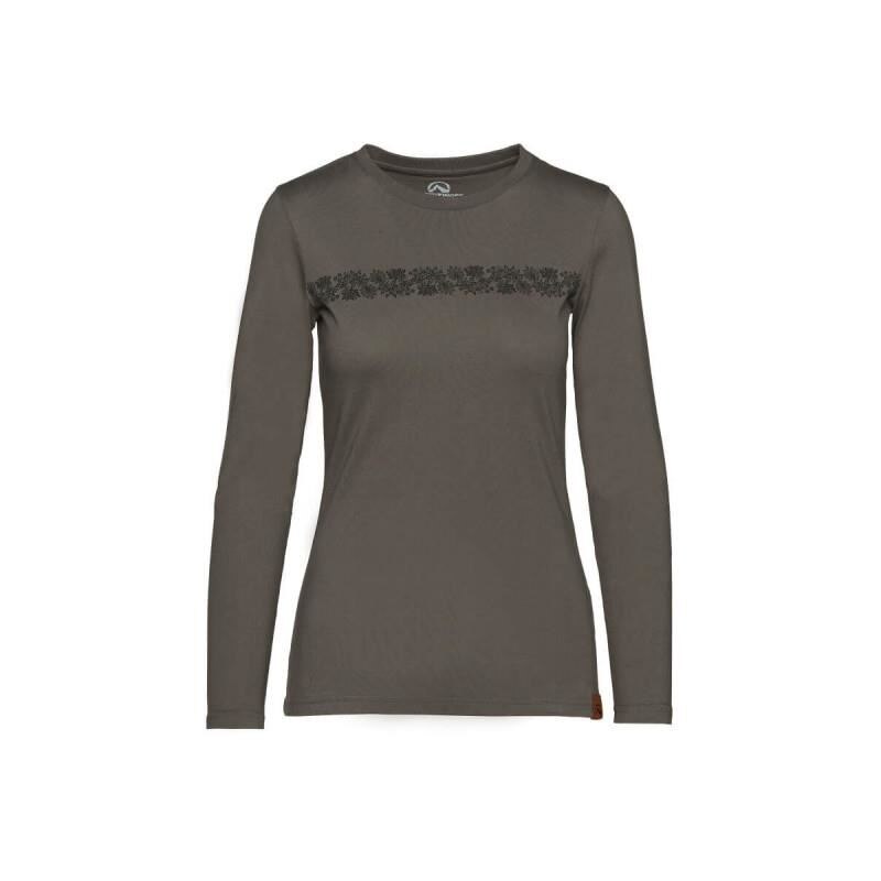 Tricou femei bumbac organic NORTHFINDER Orgesa TR-4528AD, Maro