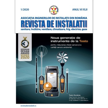 Revista de instalatii nr. 1/2020, Asociatia Inginerilor De Instalatii Din Romania Revista de instalatii nr. 1/2020, Asociatia Inginerilor De Instalatii Din Romania