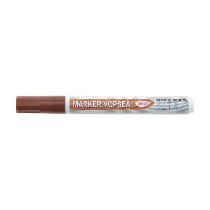 Marker DACO Vopsea Maro Deschis, Varf 1-2 mm