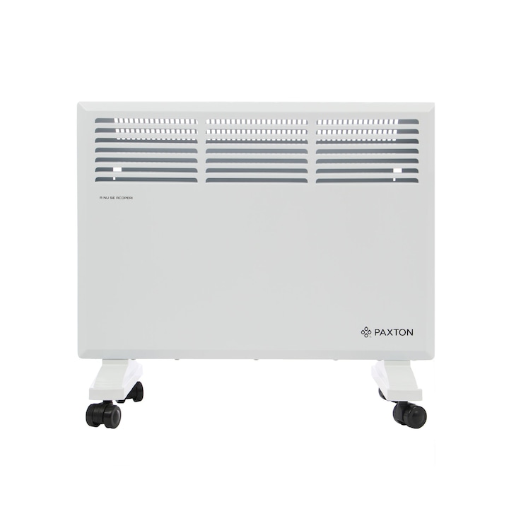 Paxton Elektromos konvektor, teljesítmény 1500 W, 2 teljesítményfokozat, túlmelegedési termosztát, IPX4 védettség, fehér szín
