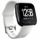 Ceas smartwatch Fitbit Versa Exclusive Edition, Silicon, White/ Black