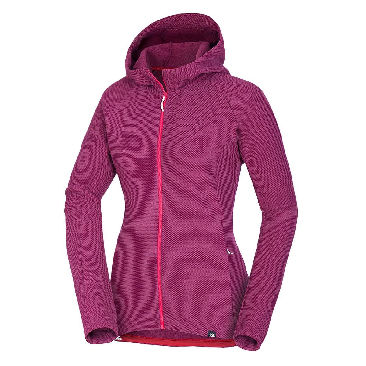 Bluza femei NorthPolar® Fleece 270 travel NORTHFINDER Vonbyda MI-4678OR, Roz, L