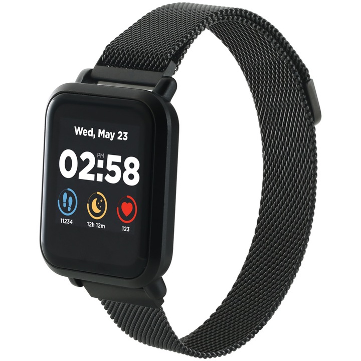 Ceas smartwatch CANYON Sanchal SW-73, Black