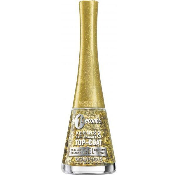 Lac de unghii Bourjois Paris 1 Seconde Top-Coat, Textura GEL si SIlicon, 32 Vampire Vanity, 9 ml