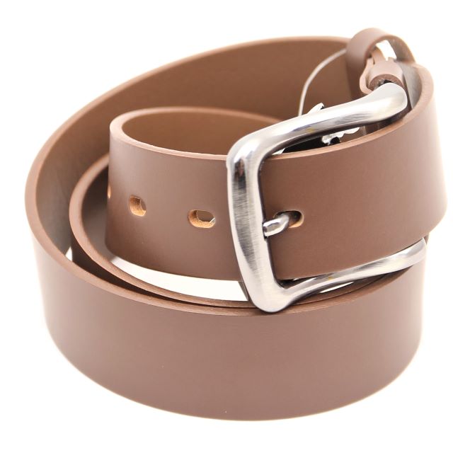 Curea barbati blugi Caza Pelletteria piele naturala Maro Brun 120 cm