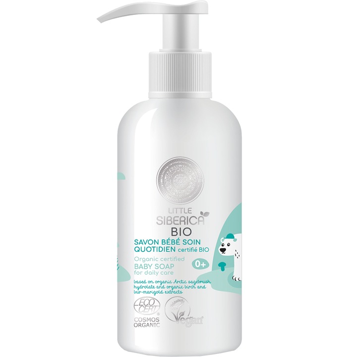 Течен сапун Natura Siberica Little Siberica, За ръце и тяло, 0+