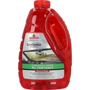 Lichid concentrat de curatare parbriz, Nigrin Performance, cirese-menta, 3 l Lichid concentrat de curatare parbriz, Nigrin Performance, cirese-menta, 3 l
