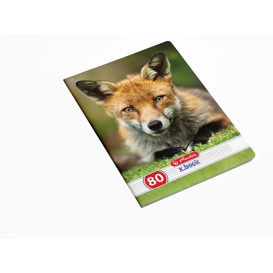 Set 5 Caiete A4, Herlitz Animals, Dictando, 80 File