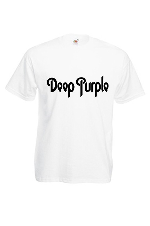 Мъжка тениска Fruit of the Loom Deep Purple 06020199, бяла, размер XL