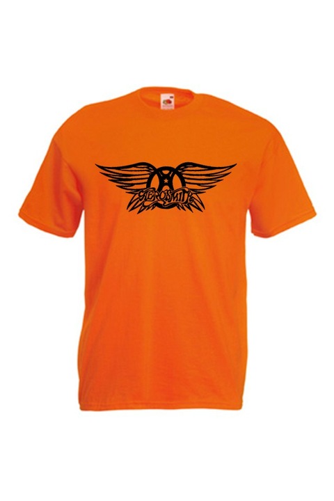 Мъжка тениска Fruit of the Loom Aerosmith 06050429, оранжева, размер XL