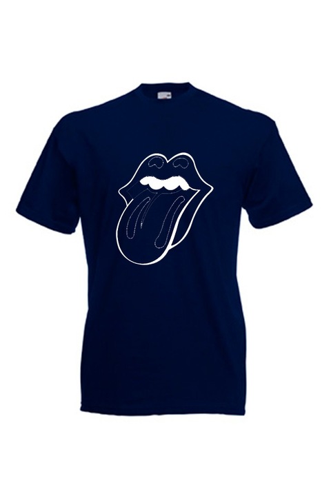 Мъжка тениска Fruit of the Loom Rolling Stones 06080808, тъмносиня, размер L