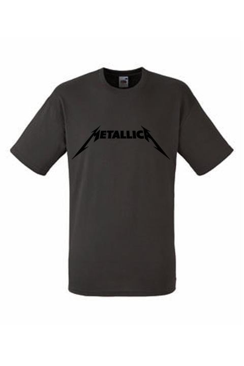 Мъжка тениска Fruit of the Loom Metallica 06100989, сиво графит, размер XL